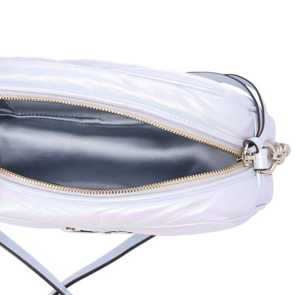 GUCCI GG Marmont Shoulder Bag 447632 Iridescent Pearl Blue Leather - Picture 5 of 8